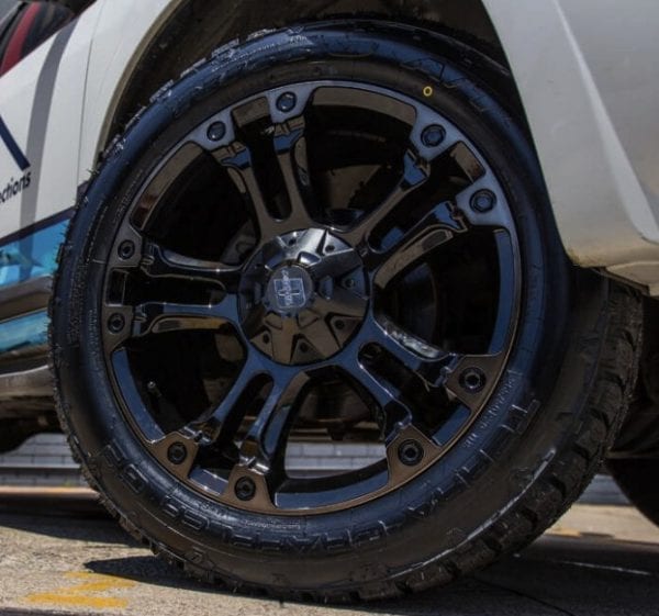 diesel brooklyn gloss black dark tint wheels rims 4x4 4wd