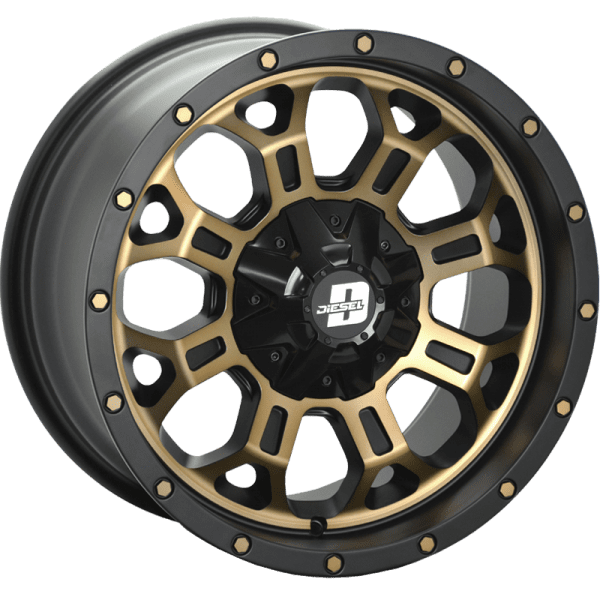 diesel hurricane matte black bronze wheels rims 4x4 4wd