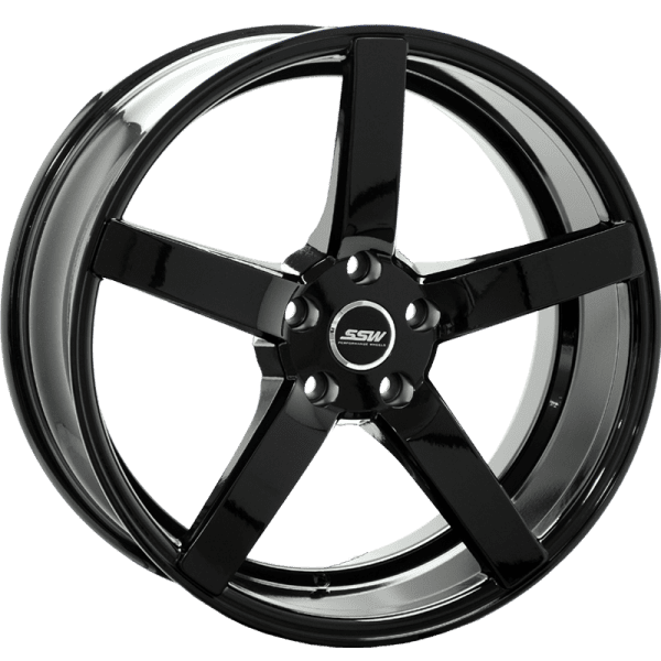 ssw stella 2 black 5 spoke concave wheels rims