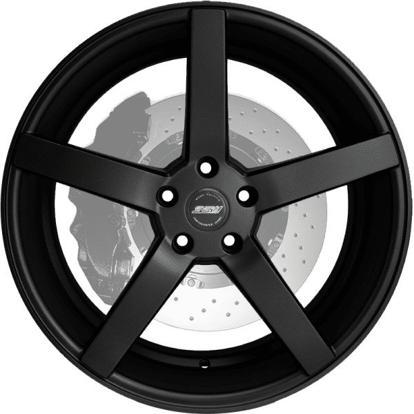 ssw stella 2 black 5 spoke concave wheels rims