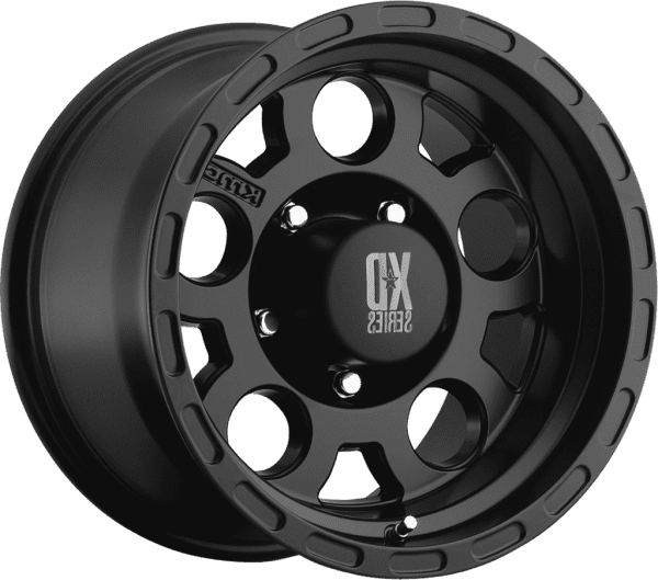 kmc xd122 enduro matte black wheels rims 4x4 4wd