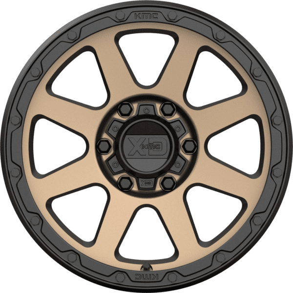 kmc xd134 addict 2 machined black bronze wheels rims 4x4 4wd