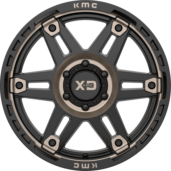 kmc kmc xd840 spy 2 gloss black machined dark tint wheels rims 4x4 4wd