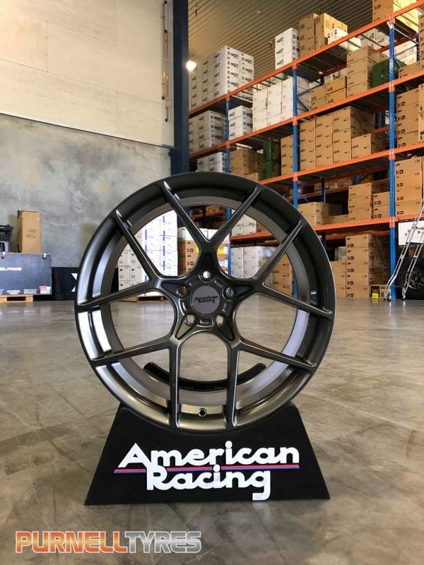 american racing ar924 crossfire semi forged wheels rims graphite grey