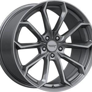 american racing ar932 splitter concave wheels rims graphite grey