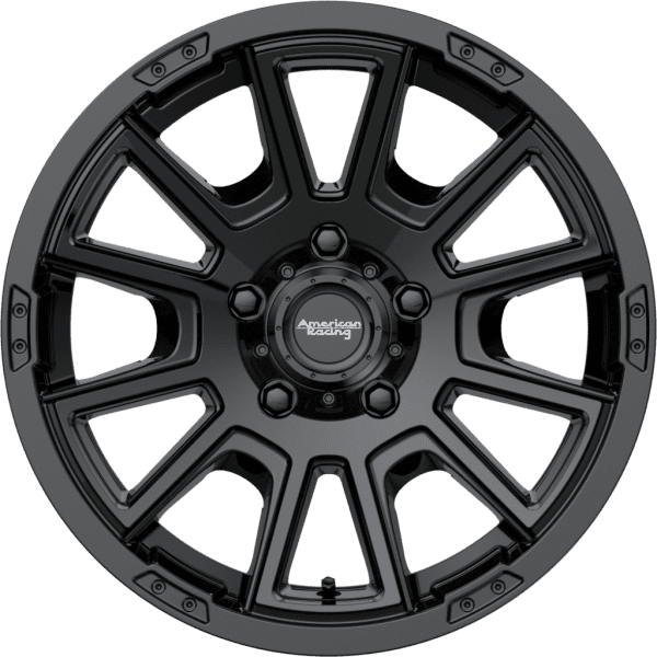 american racing ar933 gloss black wheels rims 4x4 4wd