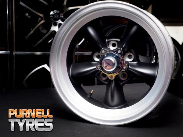 american racing vn105 torq thrust wheels rims satin black machined