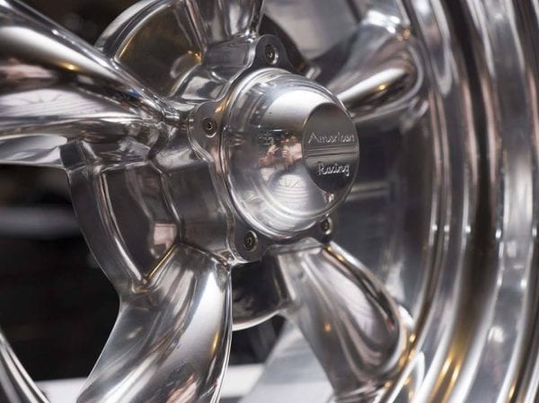 american racing vn515 torq thrust polished wheels rims 5 spoke dish