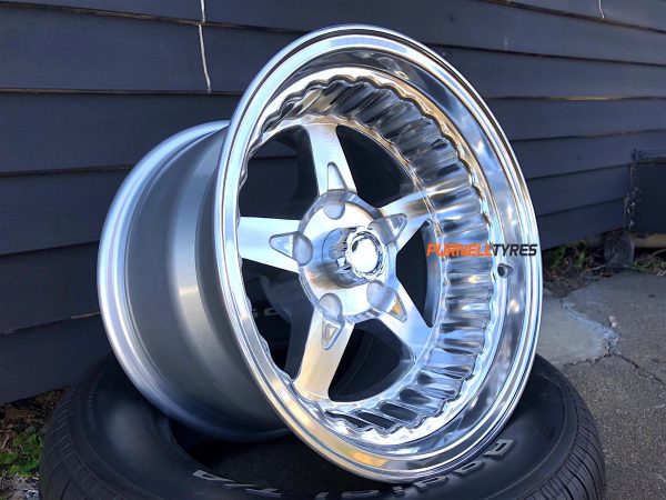 dragster polished wheels convo pro center line style drag muscle cars