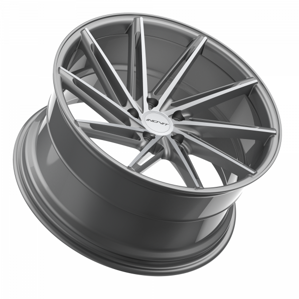 inovit turbine silver machined concave wheels